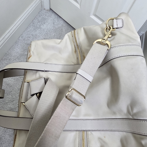 Henri Bendel Jetsetter Backpack in Cream - Picture 10 of 10